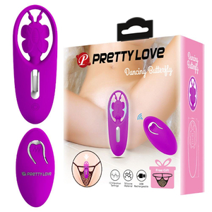 Calcinha Vibratória Dancing Butterfly Com Controle Wireless Pretty Love