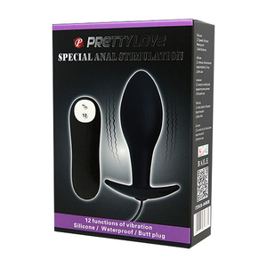 Plug Anal Especial Stimulation 12 Vibrações Pretty Love