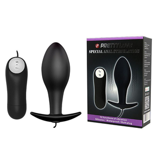 Plug Anal Especial Stimulation 12 Vibrações Pretty Love