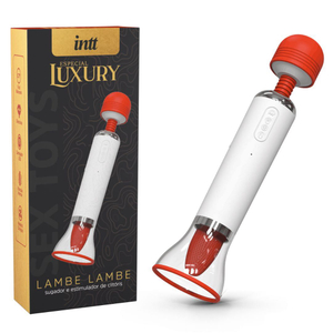 Vibrador Lambe Lambe Luxury Duo 12 Modos Sucção Intt