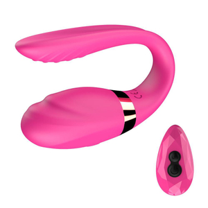 Vibrador Com Estimulador 7 Modos Vibratórios C/ Controle Remoto Sex Massage 