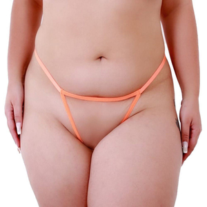 Tanga Para Personalizar Plus Size Tule Com Neon Tallyta Moda Apimentada