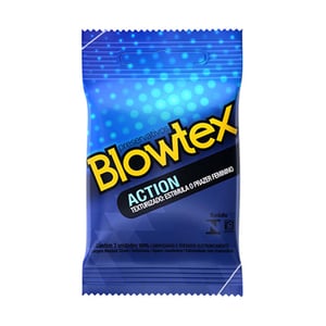 Preservativo Action Estimula O Prazer Feminino Blowtex