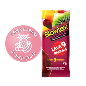 Presevativo Sabor E Aroma Leve 9 Pague 6  Blowtex