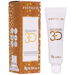 Orgasmo 3d Excitante 3 Em 1 8g Feitiços