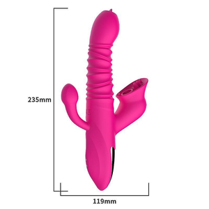 Vibrador Orgasm Clitoral Silicone 7 Modos De Pulsação Dibi