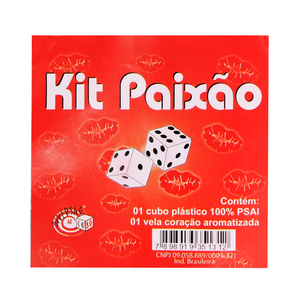 Kit Paixão Diversão Ao Cubo 