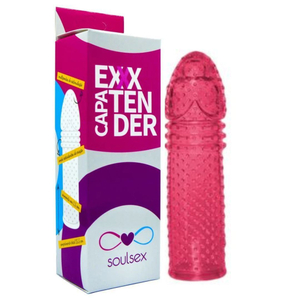 Capa Peniana Extender Em Silcione Colors Soulsex