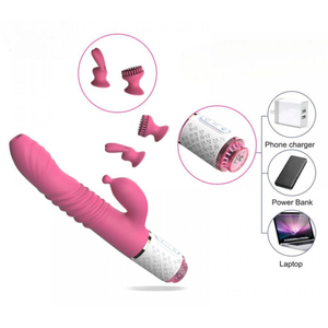 Vibrador Vai E Vem Com Função Aquecimento E Capas Estimuladoras 7 Vibrações Sony Vibe Toys