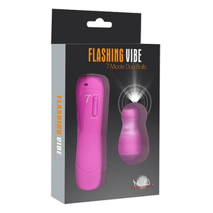 Vibrador Bullet Duo Balls Flashing Vibe Aphrodisia