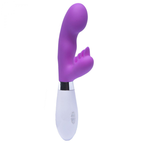 Vibrador Em Silicone Com Estimulador De Clitoris Aron