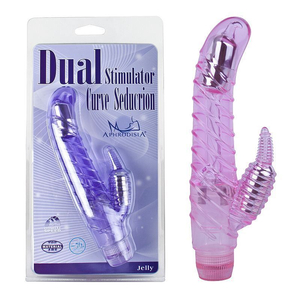 Vibrador Estimulador Ponto G Dual Cristal Aphrodisia