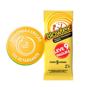 Preservativo Prazer Prolongado Leve 9 Pague 6 Blowtex