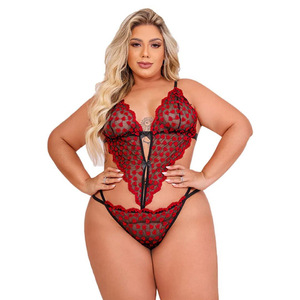 Body Plus Size Mil Corações Tallyta Moda Apimentada