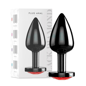 Plug Anal Black Diamond 7 X 2,8 Cm Delicious 