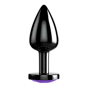 Plug Anal Black Diamond 7 X 2,8 Cm Delicious 