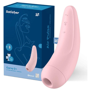 Satisfyer Curvy 2+ Vibrador Curvo Estimulador Clitoriano 11 Modos De Ondas Pressão 