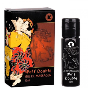 Wolf Double Gel Esquenta Esfria 15ml K Gel 
