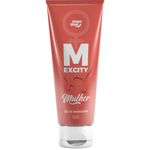 M Excity Mulher Gel Lubrificante Beijável 50g Pepper Blend