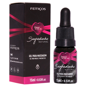 Segredinho Gel Excitante Feminino 10ml  Feitiços Aromaticos