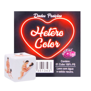 Dado Posições Hetero Color - Diversão Ao Cubo