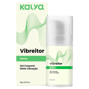 Vibreitor Gel Corporal Beijável Efeto Vibração 15g Kalya