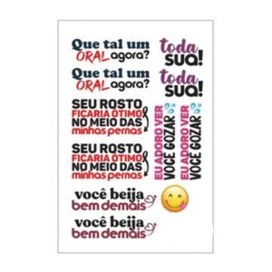 Tatuagem Erótica Frases Ousadas Toda Sua Delicious