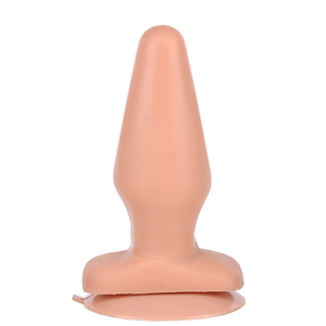 Plug Anal Flamie Com Ventosa 13,5x4 Cm Ktoy