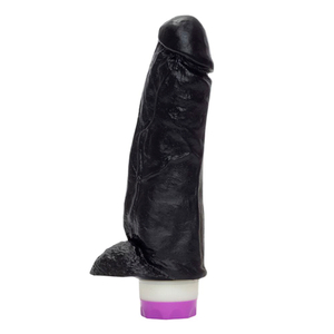 Prótese Com Vibrador Interno E Escroto Kong 16,5 X 4,5cm êxtase