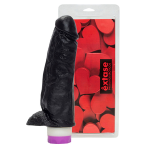 Prótese Com Vibrador Interno E Escroto Kong 16,5 X 4,5cm êxtase