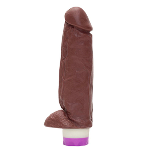 Prótese Com Vibrador Interno E Escroto Kong 16,5 X 4,5cm êxtase