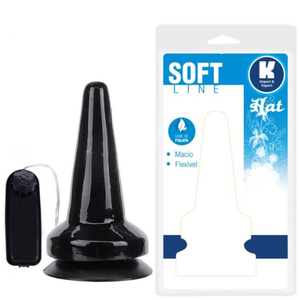 Plug Anal Com Vibro 14cm Soft Line Ktoy