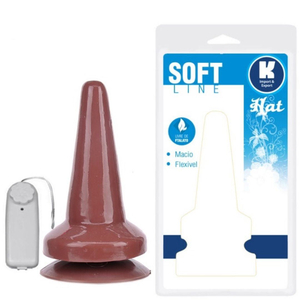 Plug Anal Com Vibro 14cm Soft Line Ktoy