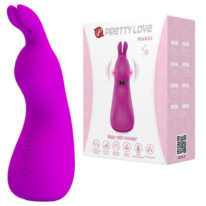 Vibrador Rabbit Nakki Massageador 7 Modos De Vibração Pretty Love