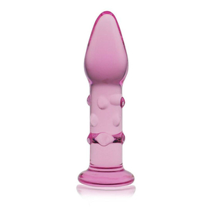 Plug Anal Glass Romance Cônico Relevo Lovetoy