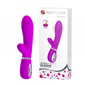 Vibrador Ponto G Thomas Com Silicone Super Soft 7 Vibrações Pretty Love