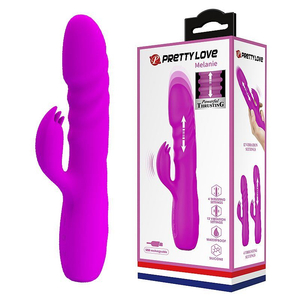 Vibrador Ponto G Melanie 12 Vibrações E 4 Função Sobe E Desce Pretty Love