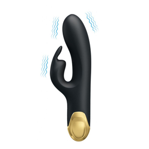 Vibrador Ponto G Double Royal Pleasure 24k Gold 7 Vibrações Pretty Love