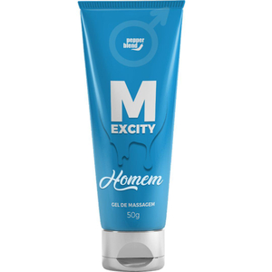 M Excity Homem Gel Lubrificante Beijável 50g Pepper Blend