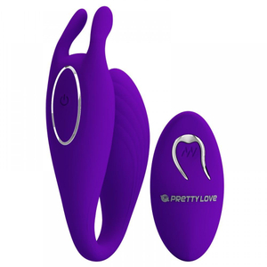 Vibrador De Casal Bill Com Controle Wireless 12 Modos De Vibrações Pretty Love