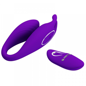 Vibrador De Casal Bill Com Controle Wireless 12 Modos De Vibrações Pretty Love