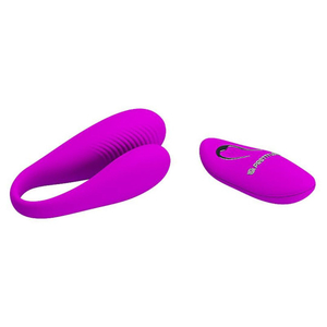 Vibrador De Casal Aldrich Com Controle Wireless 12 Vibrações Pretty Love