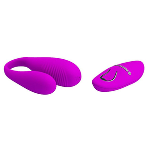 Vibrador De Casal Aldrich Com Controle Wireless 12 Vibrações Pretty Love