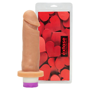 Prótese Com Vibrador Interno 16,5 X 3,5cm êxtase