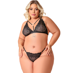 Conjunto Cinderela Plus Size Coleção Kisses Tallyta Moda Apimentada