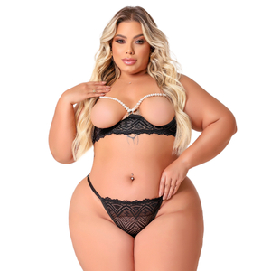 Conjunto Beije Tudo Plus Size Coleção Kisses Tallyta Moda Apimentada