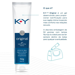 K-y Original Gel Lubrificante íntimo 50g Ky