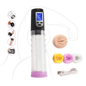 Bomba Peniana Electric High Vacuum Com Anel De Silicone Magical Kiss