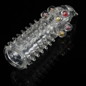 Capa Peniana Fun Crystal Com Pérolas Massageadoras Vibe Toys