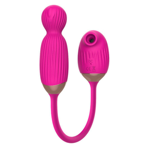 Vibrador Duplo Vivian Com Sucção E Rotação 10 Intensidades Vibe Toys